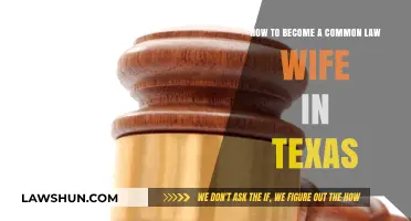 Becoming a Common-Law Wife: Texas Requirements