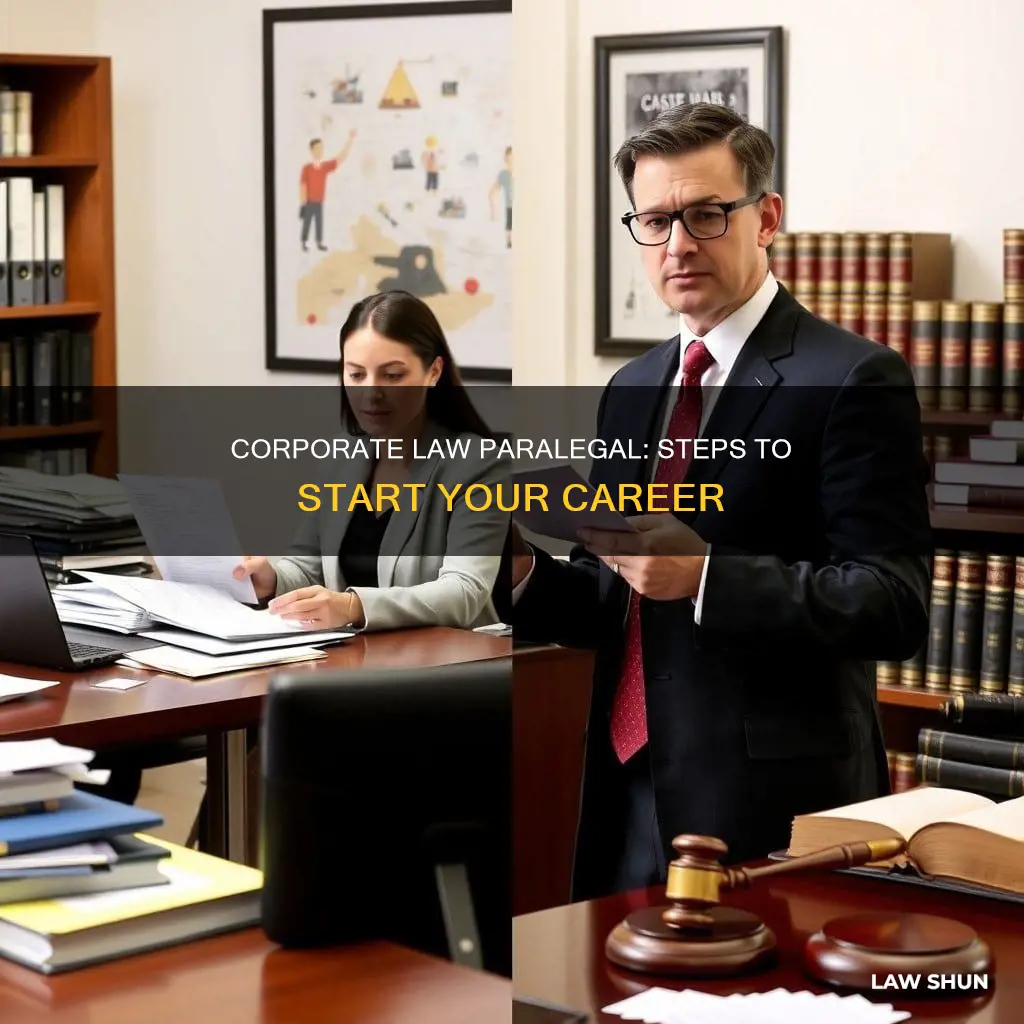 how to become a corporate law paralegal