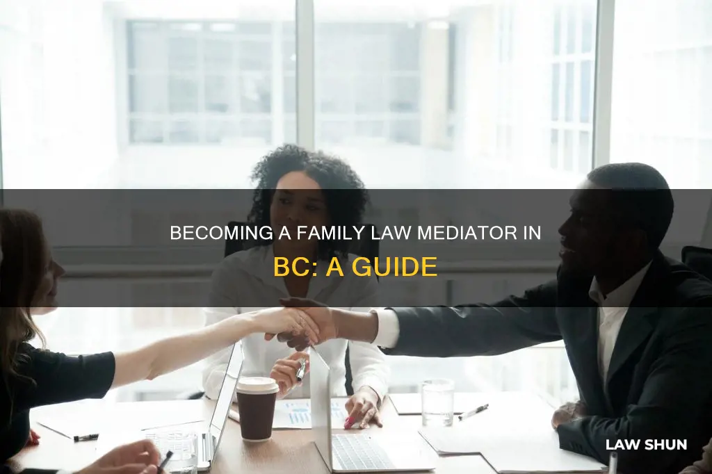 how to become a family law mediator in bc