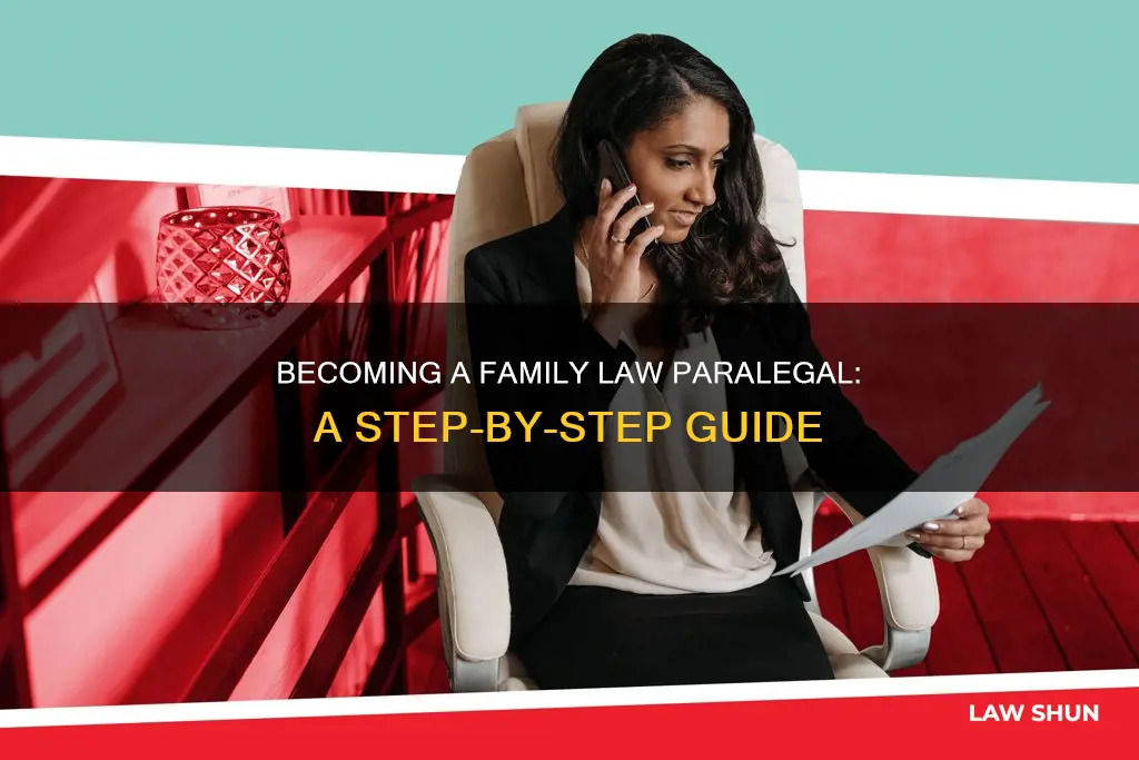 how to become a family law paralegal