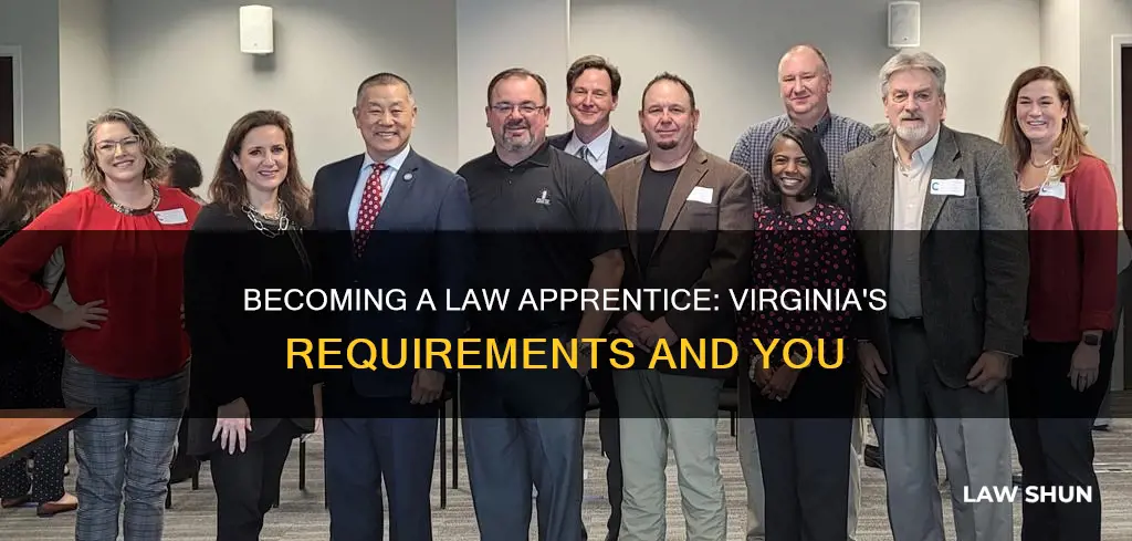 how to become a law apprentice in viginia