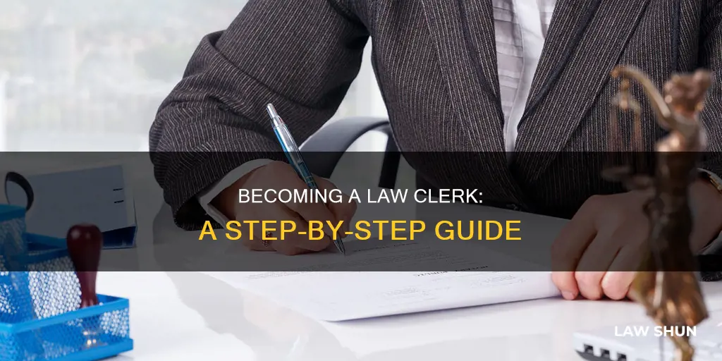 how to become a law clerk