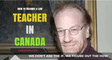 Becoming a Law Teacher in Canada: A Guide