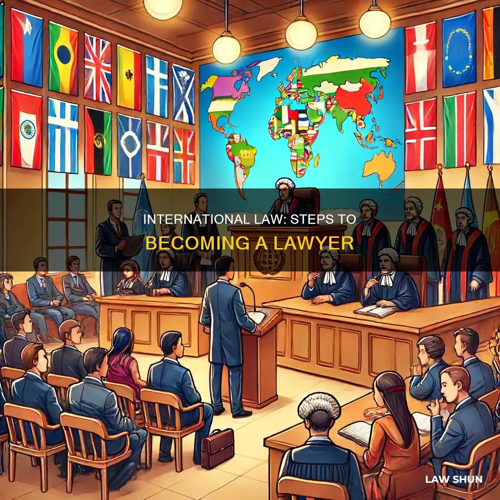 how to become a lawyer international law