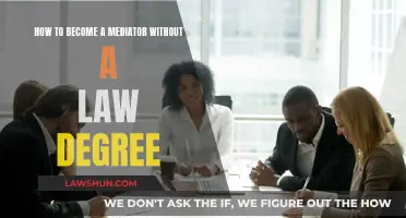 Becoming a Mediator: Law Degree Not Required