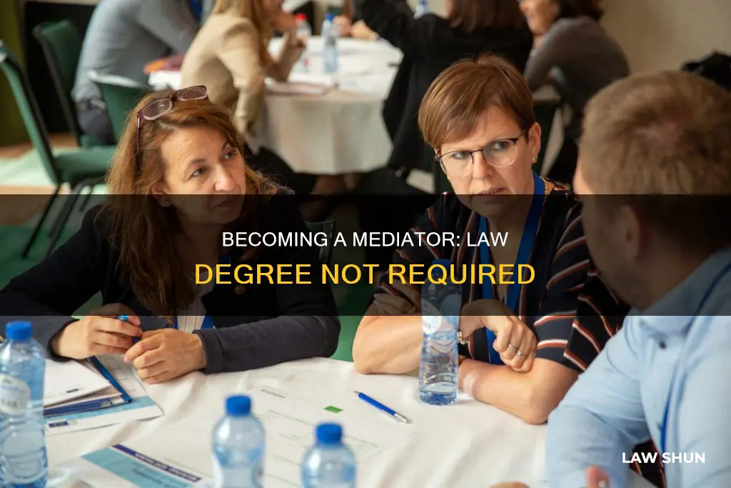 how to become a mediator without a law degree