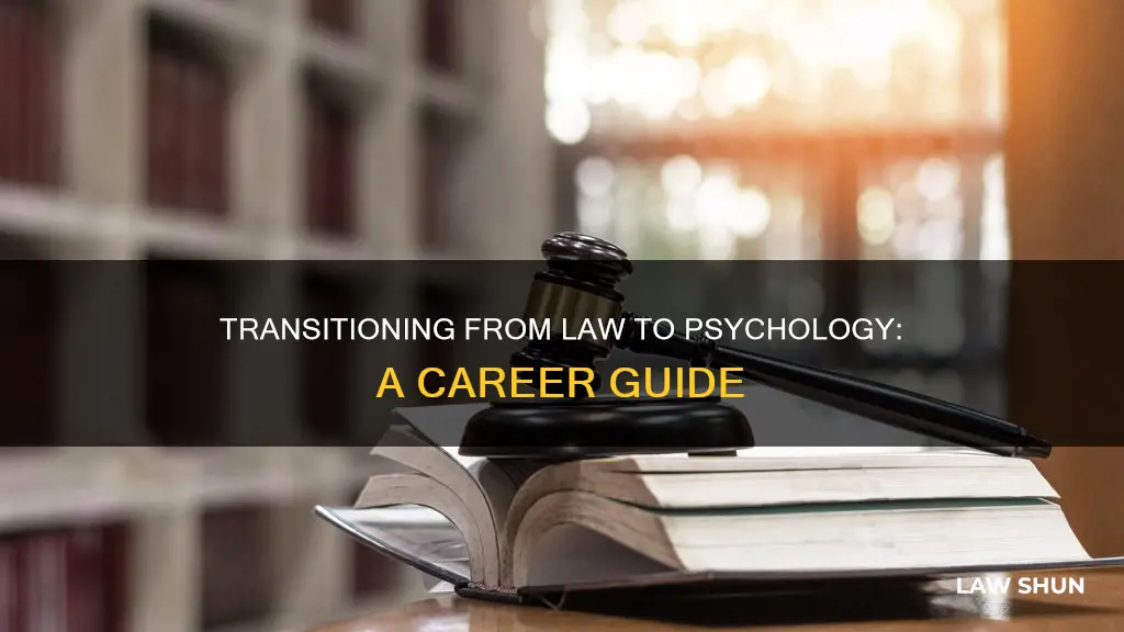 how to become a psychologist with a law degree