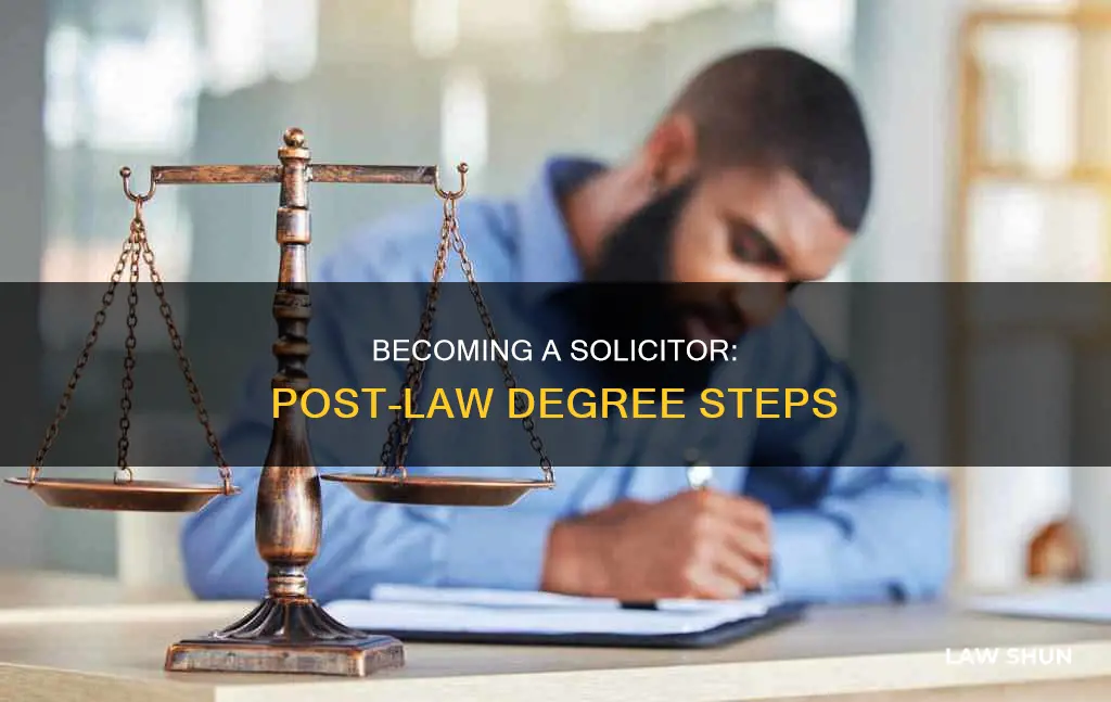 how to become a solicitor after law degree