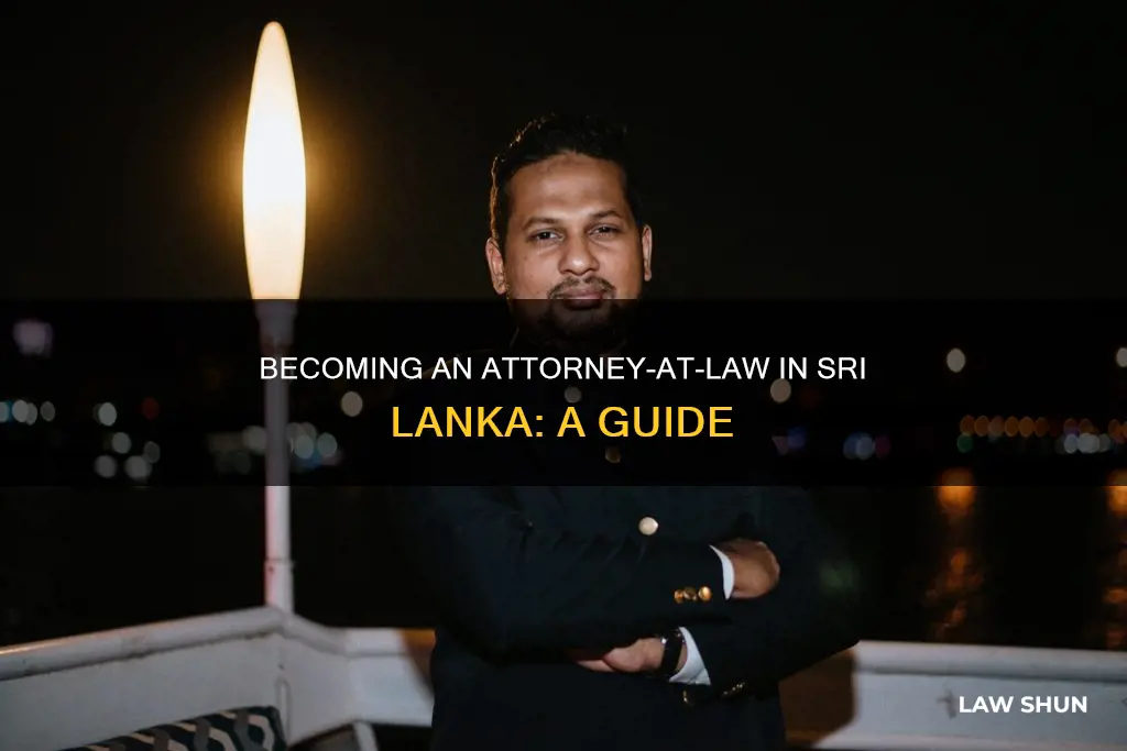 how to become an attorney at law in sri lanka