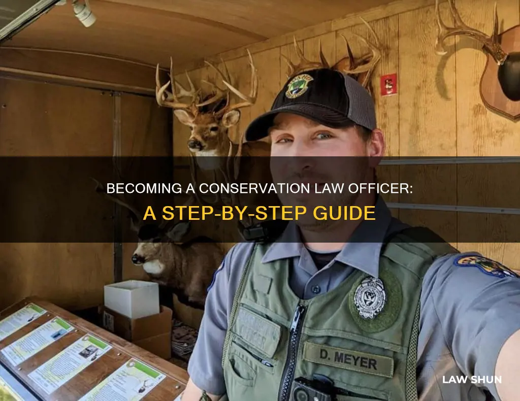 how to become conservation law officer