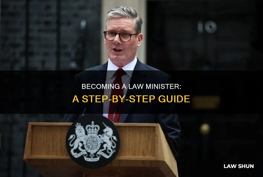 how to become law minister