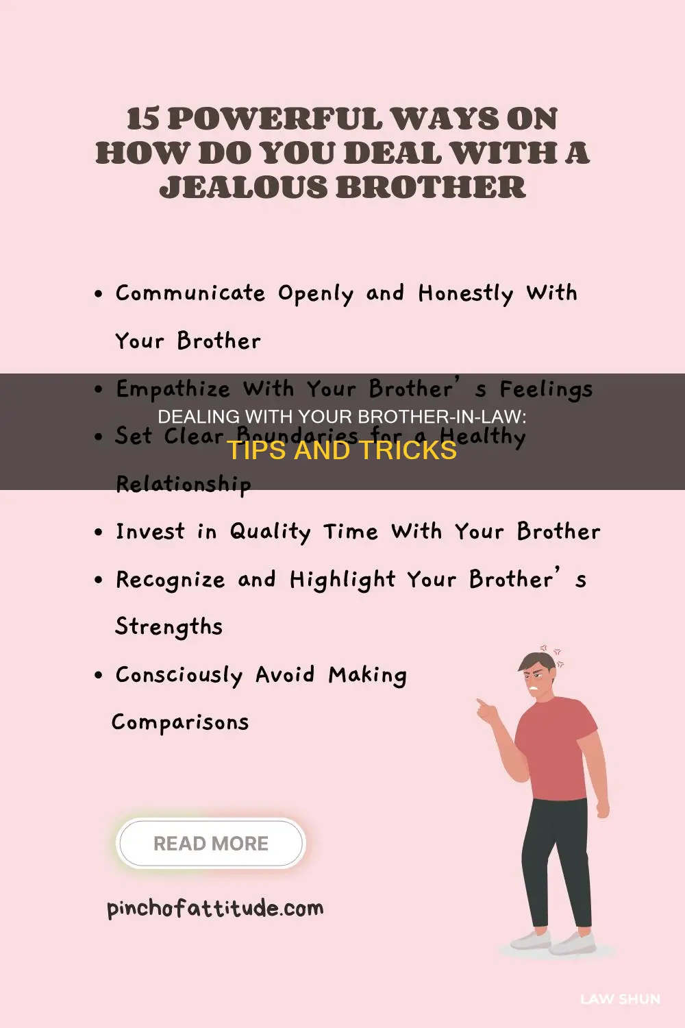 how to behave with brother in law