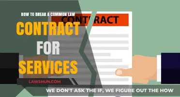 Breaking a Common Law Contract: Services and Termination