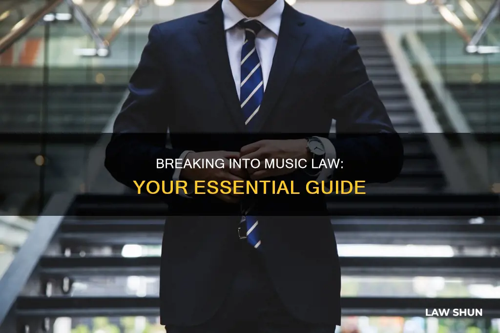 how to break into music law