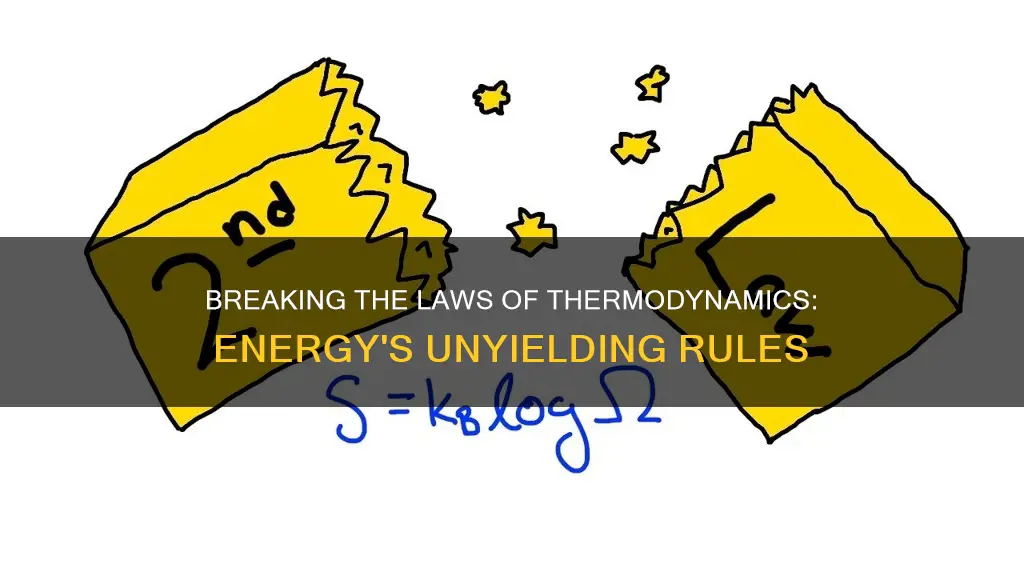 how to break the first and second law of thermodynamics