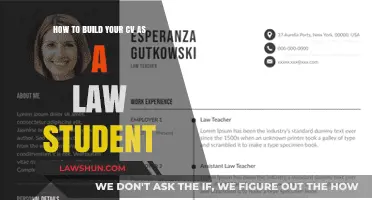 Crafting a Standout CV: Essential Tips for Aspiring Law Students