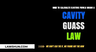 Calculating Electric Fields Inside Cavities Using Gauss's Law: A Guide