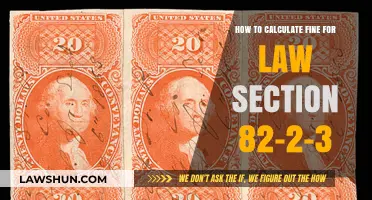 Calculating Fines Under Law Section 82-2-3: A Step-by-Step Guide