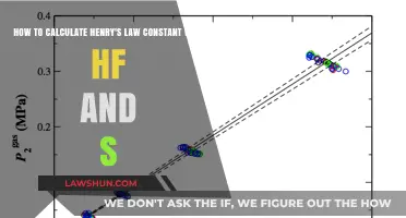 Calculating Henry's Law Constant Using HF and S: A Step-by-Step Guide