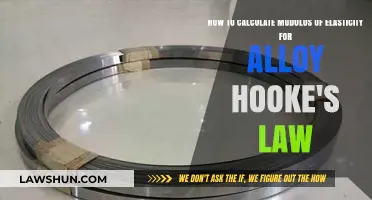Calculating Modulus of Elasticity for Alloys Using Hooke's Law