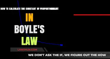 Mastering Boyle's Law: Calculating the Constant of Proportionality