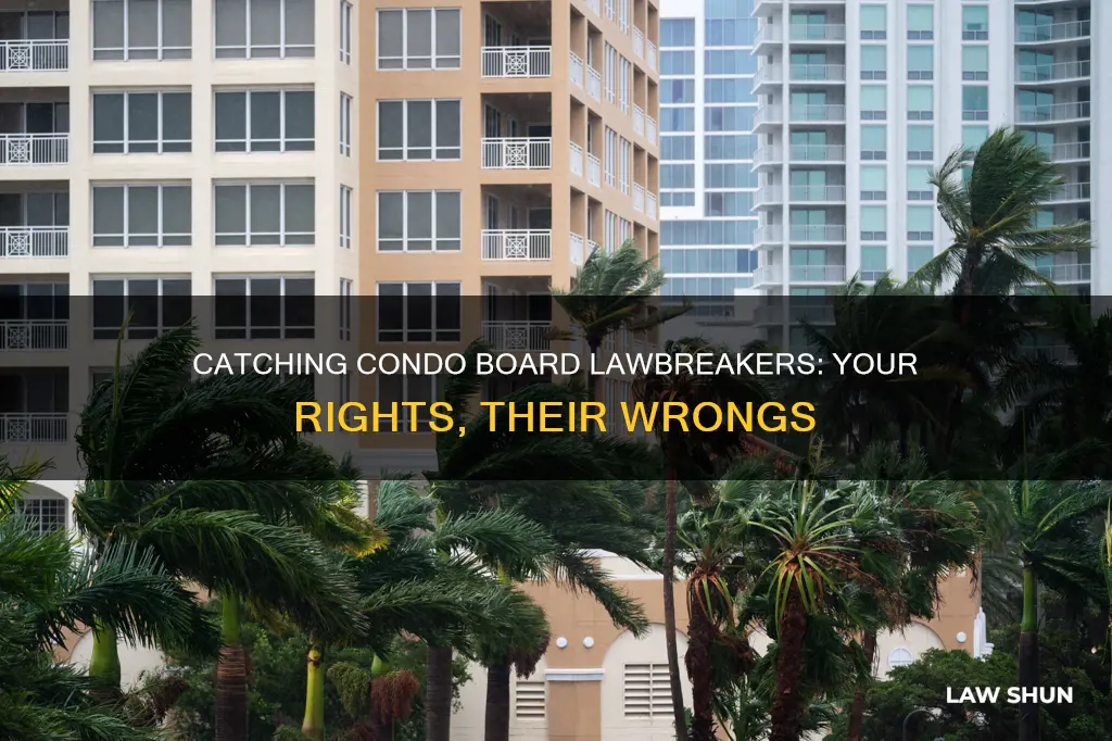 how to catch your condo board breaking the law