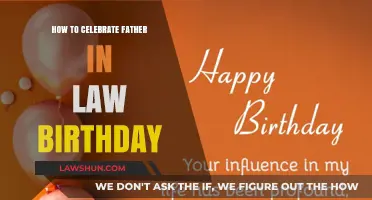 Creative Ways to Celebrate Your Father-in-Law's Special Birthday