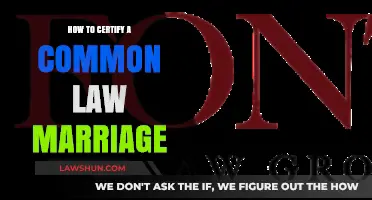Understanding Common-Law Marriage: Certification Process