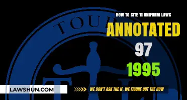 Citing Uniform Laws Annotated: A 1995 Guide to Proper Formatting