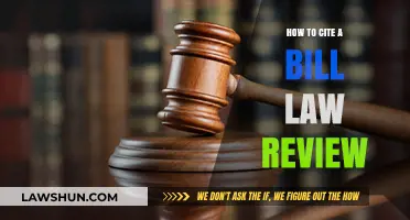 Mastering Legal Citations: How to Properly Cite a Bill in Law Reviews