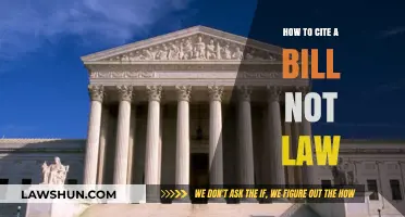 Mastering Citations: How to Properly Cite a Bill Not Yet Law