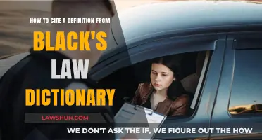 Citing Black's Law Dictionary: A Step-by-Step Guide for Legal Definitions