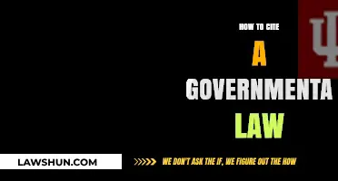 Mastering Legal Citations: A Guide to Citing Governmental Laws