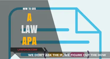 Mastering APA Legal Citations: A Comprehensive Guide to Citing Laws