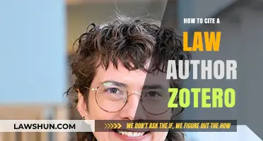 Mastering Legal Citations: Citing Law Authors in Zotero Easily