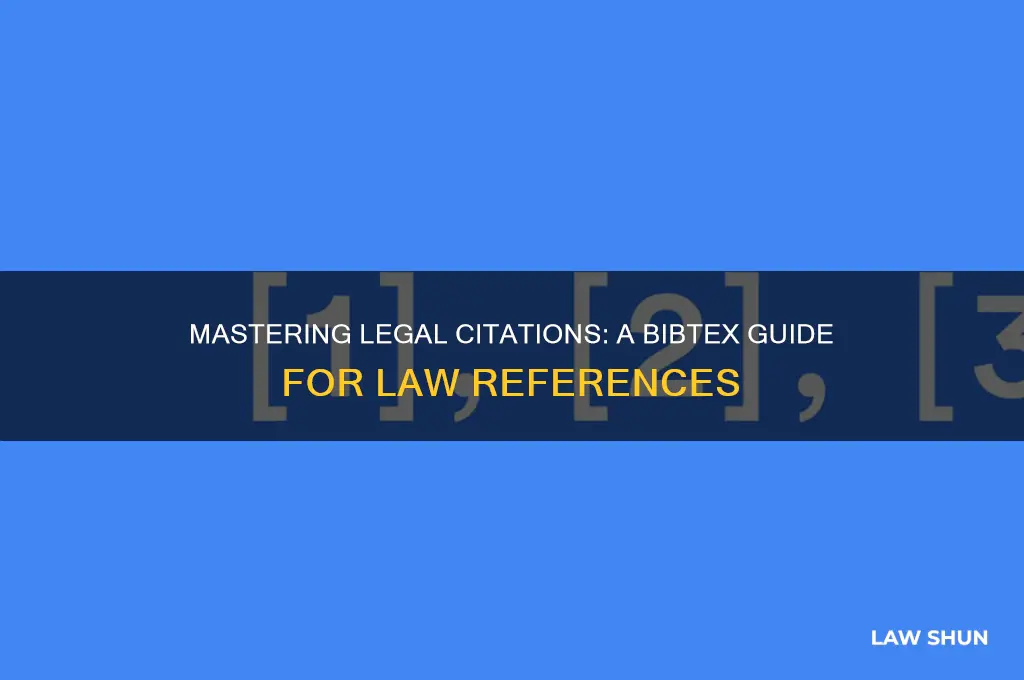 how to cite a law bibtex
