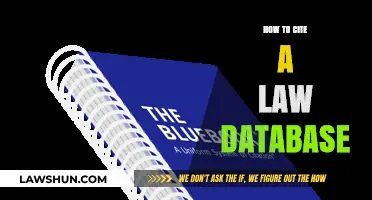Mastering Legal Citations: How to Cite a Law Database Properly