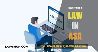 Mastering ASA Citations: A Guide to Citing Laws Accurately