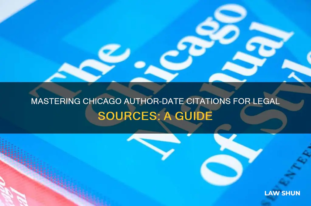 how to cite a law in chicago author date