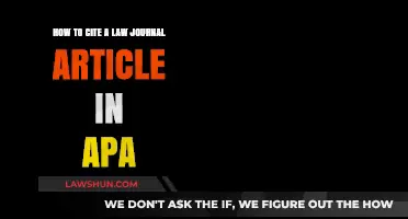Mastering APA Citations for Law Journal Articles: A Step-by-Step Guide