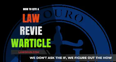 Mastering Legal Citations: How to Cite a Law Review Article