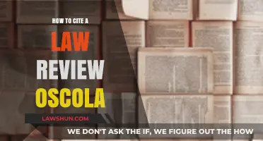 Mastering OSCOLA: Citing Law Reviews with Precision and Ease
