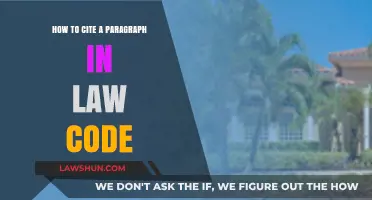 Mastering Legal Citations: How to Properly Cite Law Code Paragraphs