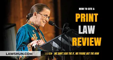 Mastering Legal Citations: A Guide to Citing Print Law Reviews