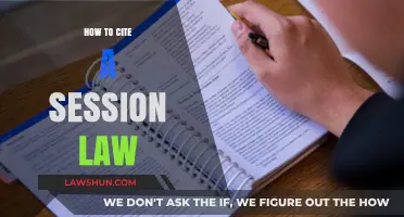 Mastering Legal Citations: A Guide to Citing Session Laws