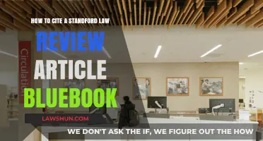 Citing Stanford Law Review Articles: A Bluebook Guide for Legal Writers