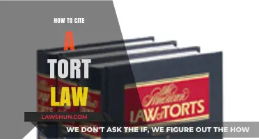 Mastering Tort Law Citations: A Comprehensive Guide for Legal Writers