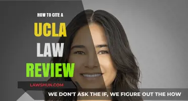 Mastering Citations: A Guide to Citing UCLA Law Review Articles