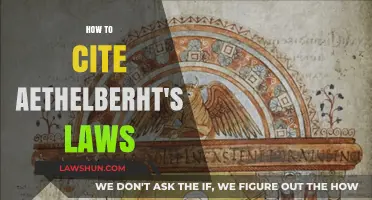 Citing Æthelberht's Laws: A Comprehensive Guide for Academic Writing