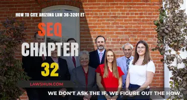 Mastering Arizona Law Citations: 36-3201 et seq Chapter 32 Guide